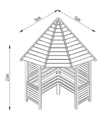 Dimensions of the venetian arbour seat