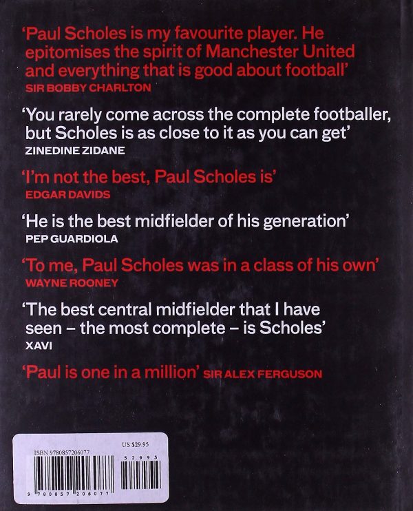 Paul Scholes the best United Autobiography - quotes about the book