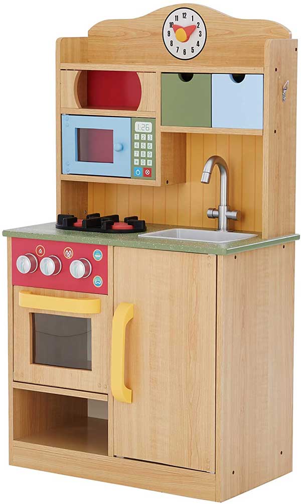 teamson classic wooden play kitchen
