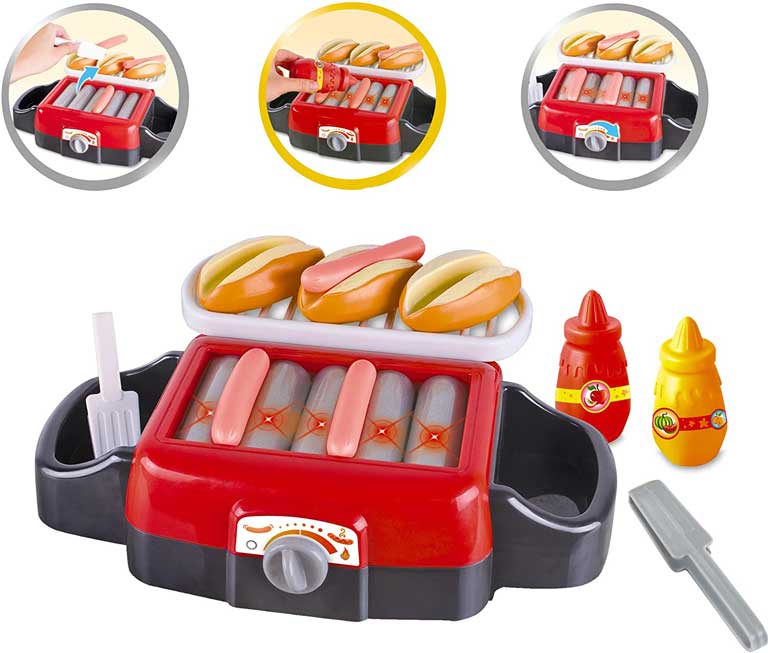 hotdog grill play toy for indoors